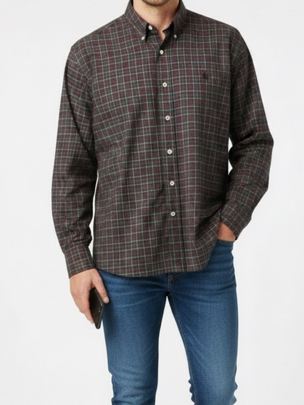 Ralph Lauren Classic Fit Long Sleeve Button Shirt Tartan Plaid Mens Size XXL